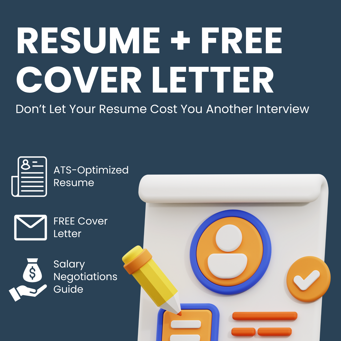 Resume + Free Cover Letter