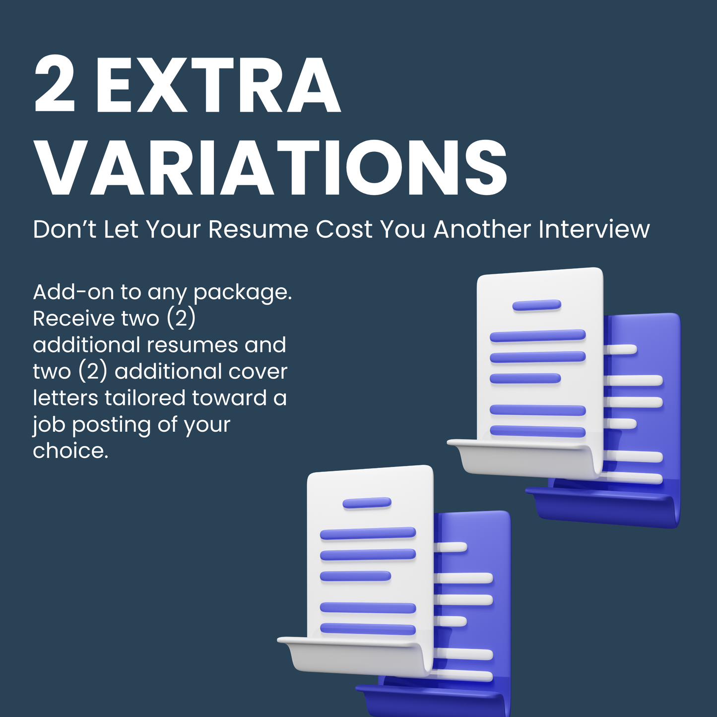 Add On - 2 Extra Variations